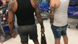 "Twinsies" in a Vegas Thrift Store
