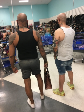 "Twinsies" in a Vegas Thrift Store